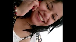 sorrindo falando com marido e sentando na pica do amante
